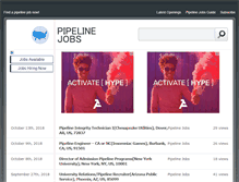 Tablet Screenshot of pipelinejobs.org